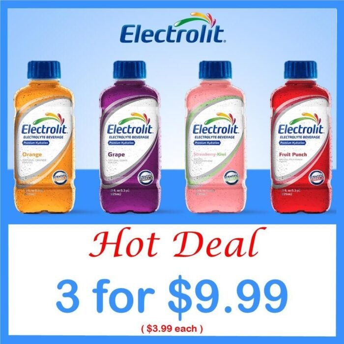 Electrolit Electrolyte Beverage 21oz. 3-Pack Special
